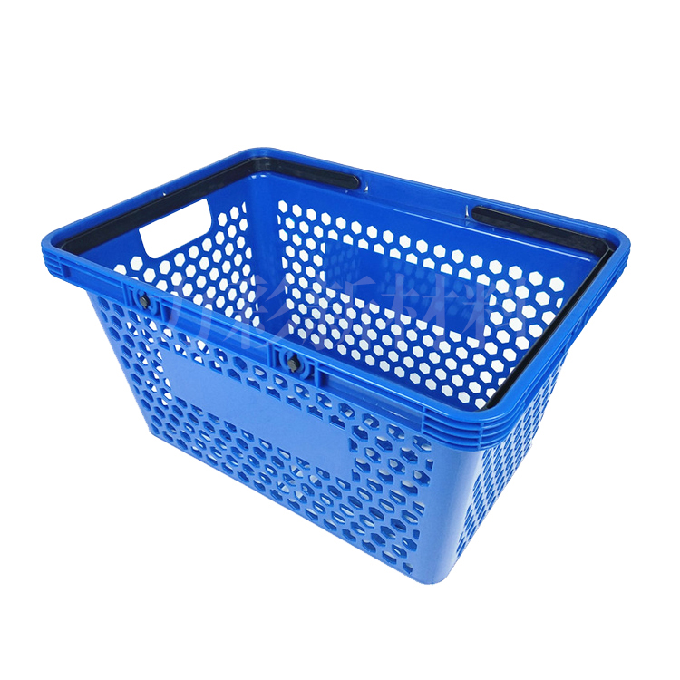 LC-STL-10 double handle honeycomb shopping basket