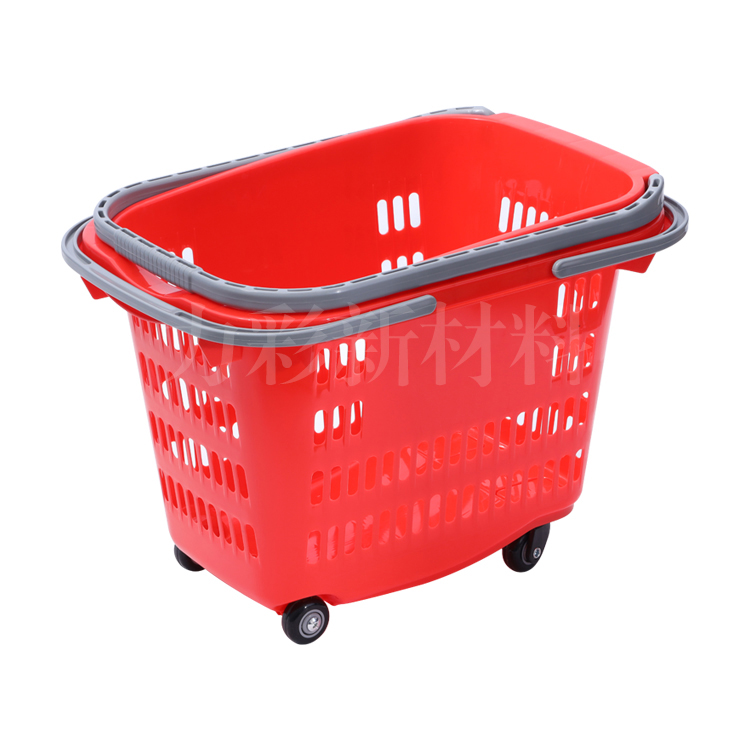 LC-TL-6-Luxury medium four-wheel shopping basket