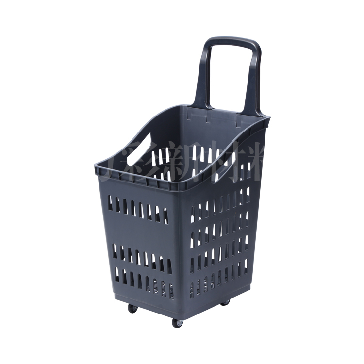 LC-TL-12 high back four-wheel trolley basket